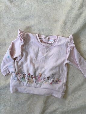 Disney Princess Sweater Top Sweatshirt Princesses Pull Over Crewneck